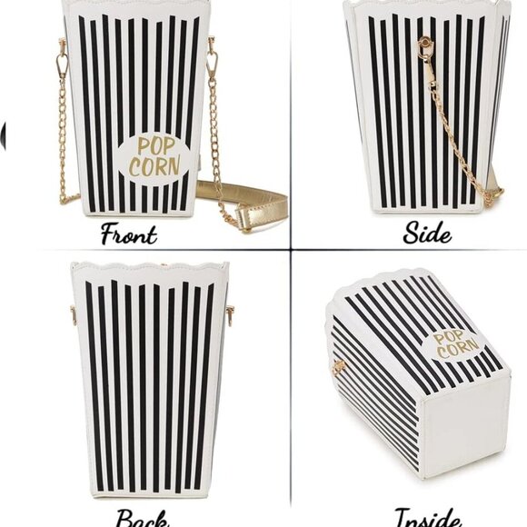 Women Crossbody Bag Leather Popcorn Style Clutch Shoulder Purse Gift - Picture 4 of 8